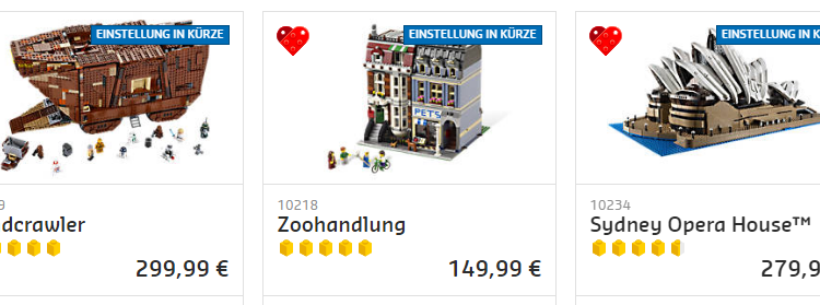 LEGO Bald Eingestellt