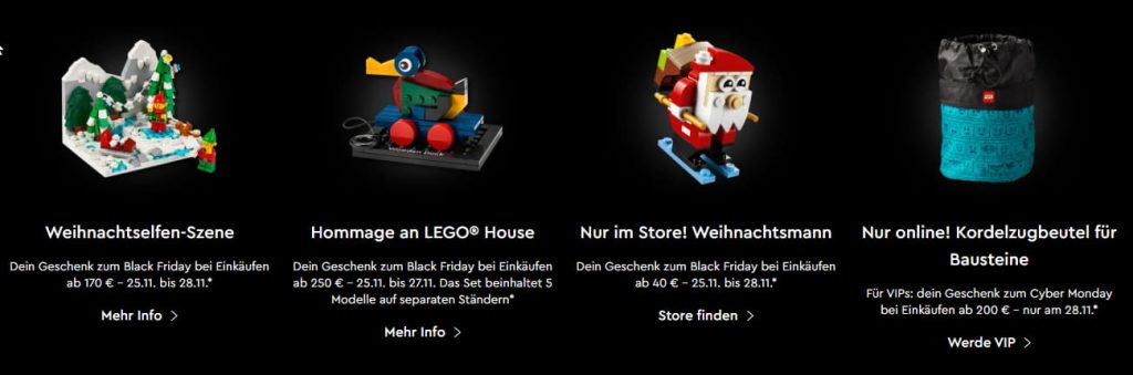 LEGO Black Friday 2022 GWPs