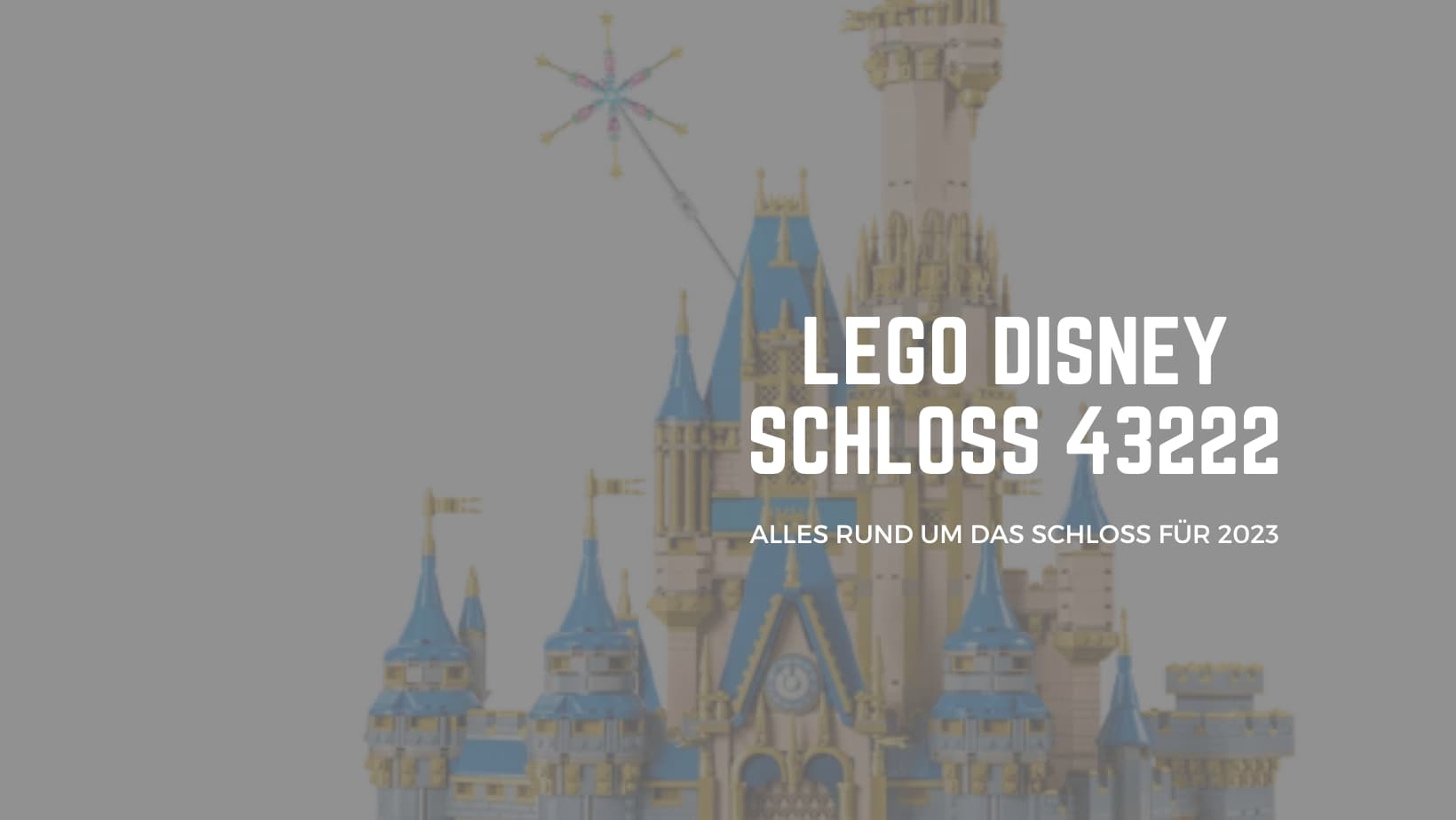 LEGO Disney Schloss Titelbild