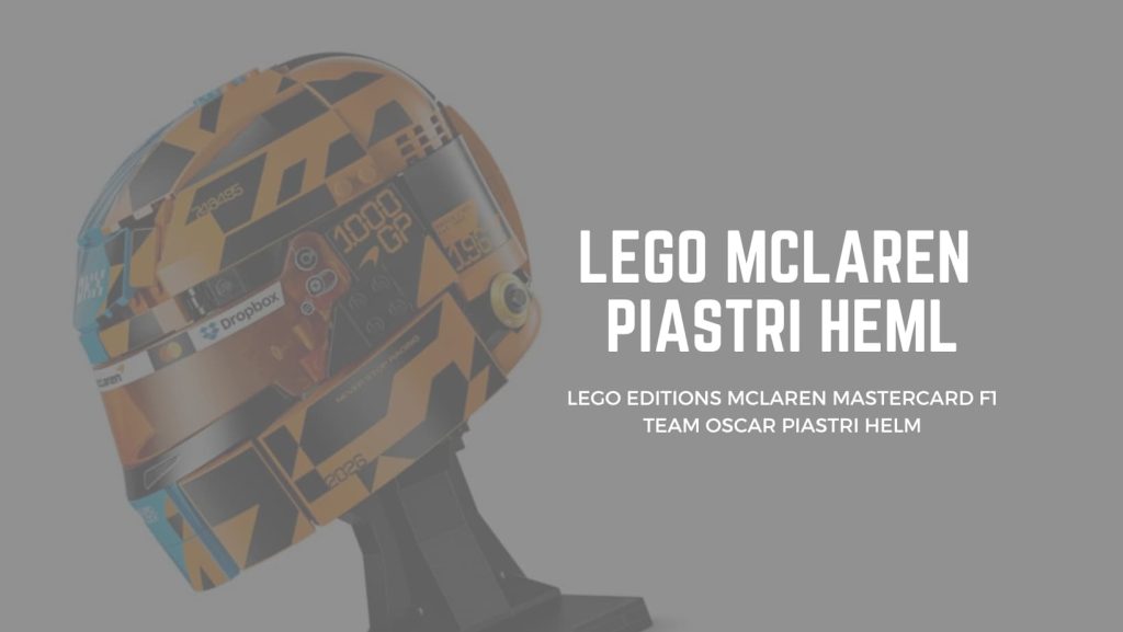 LEGO Editions McLaren MasterCard F1 Team Oscar Piastri Helm